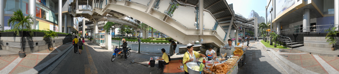 360° kitchen panorama street kitchen