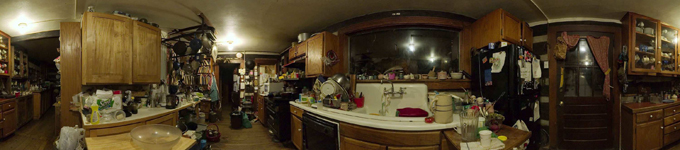 360° kitchen panorama farm kitchen